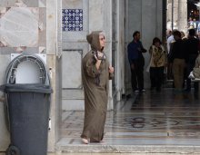 SYRIE - DAMAS - Visite Mosquée, tenue de rigueur