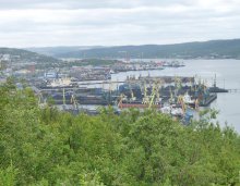 RUSSIE - Mourmansk - Le port